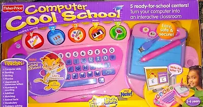 Fisher-Price Computer Cool School Fun-2-Learn Educational Toy New 2008 NEW • $55