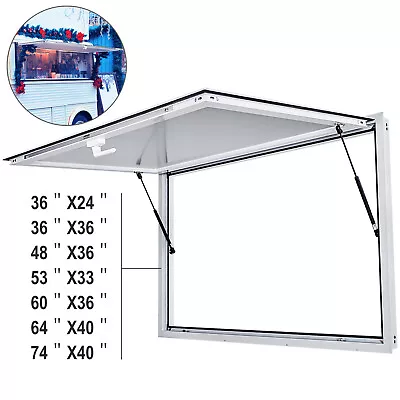 Concession Stand Trailer Serving Window Awning Food Truck Service Door 7 Sizes • $399.99