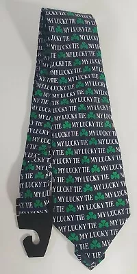 Neck Tie Andaloro - My Lucky Tie - Shamrock - Novelty  Saint Patrick's Day Irish • $8.99