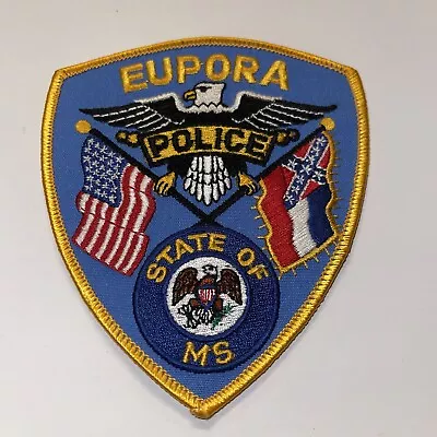 Eupora Police Patch STATE OF Mississippi OBSOLETE SHOULDER • $24.95