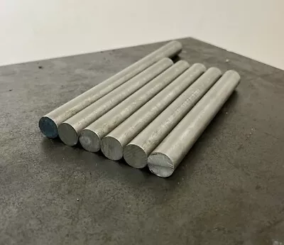 416 TGP Stainless Steel Round Rod 5/8  Dia X 5-7/8  - 8-3/8  Long (6 PC LOT) • $25.60