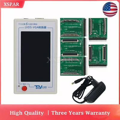 TV160 6TH Generation LVDS-VGA Converter LCD TV Motherboard Tester 4.3 Screen US • $125.40