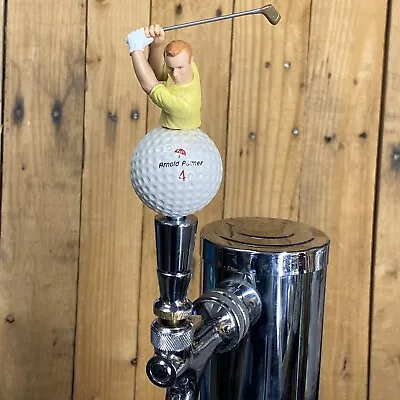 Arnold Palmer Golf Ball Mini Beer TAP HANDLE Figural Keg Kegerator • $44.99