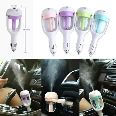 Car Mini Air Humidifier Essential Oil Diffuser Ultrasonic Aroma Mist Purifier • $8.98