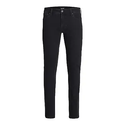 Jack & Jones Black Jeans Comfort Fit Denim Pants For Men Size - 30 To 38 Waist • £24.99