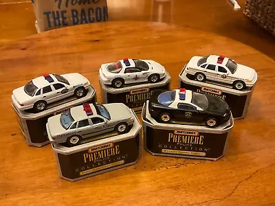 Matchbox Premiere State Police Collection Lot Of 5 RI MO ND NE WY Camaro Crown • $19.99