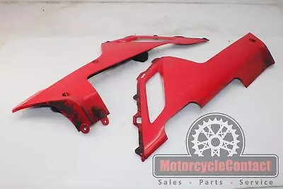 07-08 Ninja Zx6r Left Right Lower Bottom Belly Side Fairing Cowl Plastic Red • $129.43