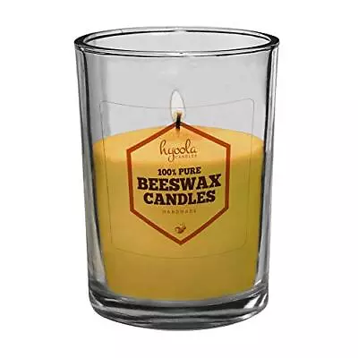 Beeswax Votive Candles - Handmade All Natural 100% Pure Unscented Bee Wax C... • $20.76