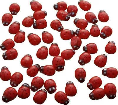 £6.95 • Buy Fairy Garden Accessories - Miniature Micro Ladybirds (50 Supplied)