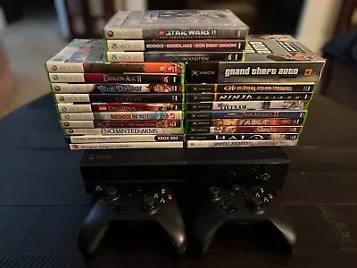 Microsoft Xbox One 1540 Console 1TB 2 Controllers 22 Games- HUGE LOT! See Pics • $450