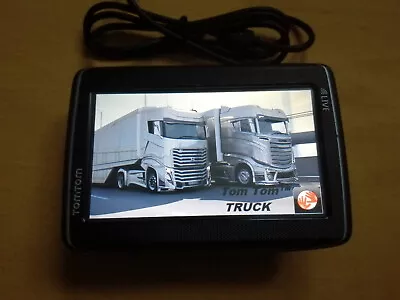 TomTom Truck HGV Bus Lorry Caravan Sat Nav. Updated 2024 UK & Europe Map . • £69.95