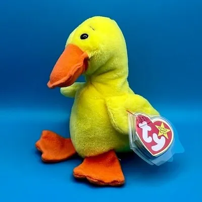 TY Beanie Baby - QUACKERS The Duck (5.5 Inch) • $9.99