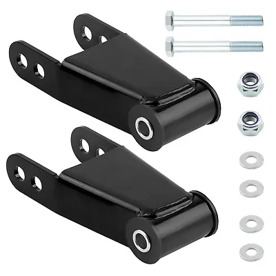 1-2  Rear Drop Shackles Leveling Lowering Kit For Ford F100 F150 2WD 1973-1996 • $55.09