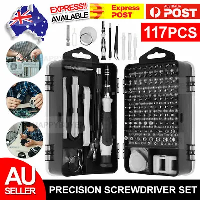 $16.85 • Buy 117 IN 1 Precision Screwdriver Set Computer PC Phone Watch Repair Tool Kit DIY
