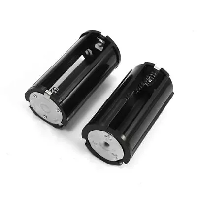 3 X 18650 Parallel Plastic Battery Holder Case Box Black For Powerful Flashlight • £2.63