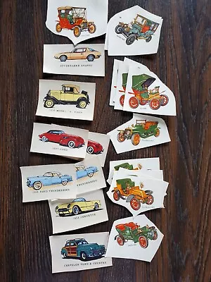 Vintage Lot Of 21 Car Decals For Ceramics • $10