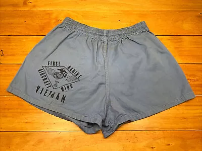 Vintage 60s USMC First Marine Aircraft Wing Vietnam Small Running Shorts Felco • $99.99