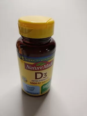 Nature Made Vitamin D3 5000 IU Ultra Strength Softgels - 180 Count #780 • $12.93