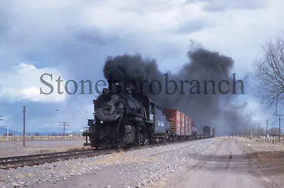 C- Duplicate Slide: D&RGW Steam Local Freight Action; 4/21/1956 • $9.95