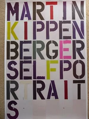2005 CHRISTOPHER WOOL  MARTIN KIPPENBERGER RARE Original Poster Luhring Augustin • $600