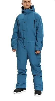 ~bluemagic Waterproof One Piece Snowsuit~winter Ski Suit~men~skiing~snowmobiling • $90