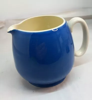 Sadler Pottery 4  Royal Blue Milk Jug / Creamer VINTAGE • £3.99