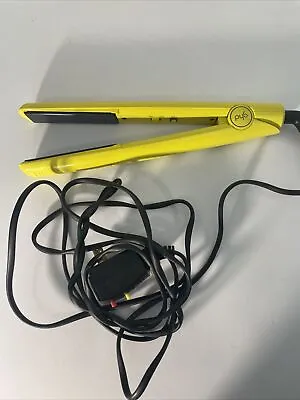 Genuine Ghd 4.2B Classic Styler 1  Flat Straightening Hair Iron Yellow • $30