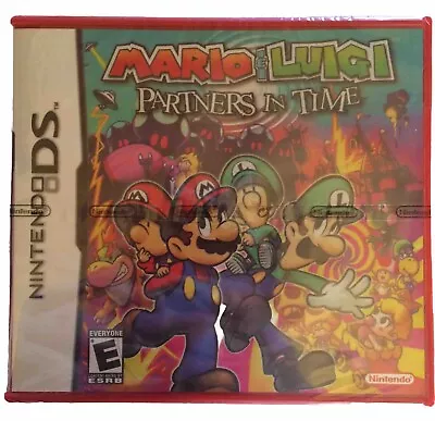 Mario & Luigi Partners In Time Nintendo DS NEW FACTORY SEALED Red Case Rare • $111.96