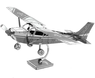 NEW Metal Earth Cessna 172 Skyhawk Aircraft 3D DIY Model Building Kit Puzzle • $14.36