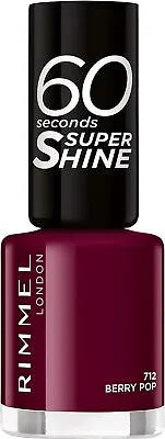 Rimmel 60 Seconds SUPER SHINE / RITA ORA Nail Polish / Varnish 8ml  CHOOSE SHADE • £4.85