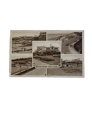 Bognor Regis Sands Esplanade Pier Gardens Park Multiview - Posted 1952 • £0.99