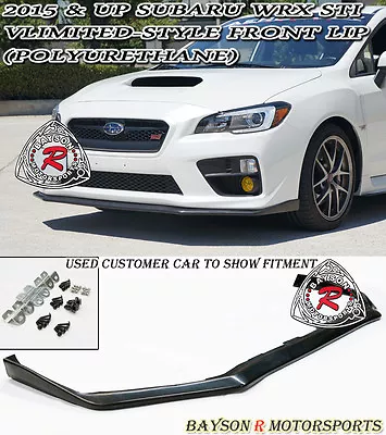 Fits 15-17 Subaru WRX STi ONLY V-Limited Style Front Lip (Urethane) • $99.99