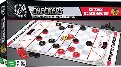 Officially Licensed NHL Chicago Blackhawks Checkers Board Game Ages 6+ • $19.99