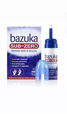 Bazuka Sub-Zero Home Use Freeze Treatment Verrucas & Warts Method Used By Doctor • £12.95