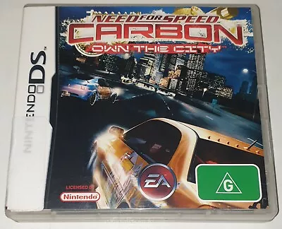 Need For Speed Carbon : Own The City - Nintendo DS Game - Complete With Manual  • $9.99