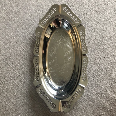 $4.75 • Buy Vintage Farber Bros. Krome Kraft Bread Tray 13”x7”