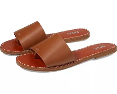 Women's Shoes MIA VALENTINA Slide Sandals GS1295216 COGNAC • $39