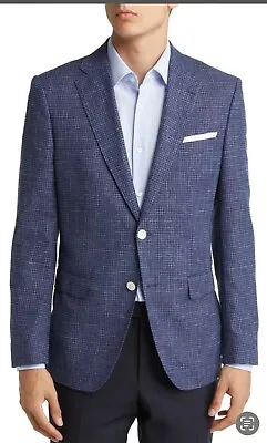 HUGO BOSS Textured Wool Blend Italian Fabric Sportcoat Blazer Men's 40RNWT$695 • $249