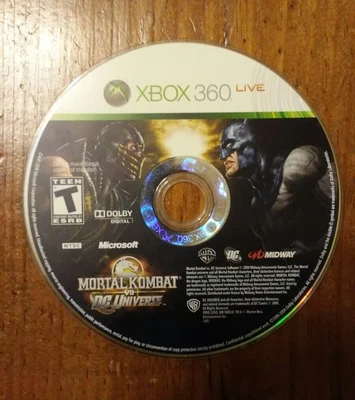 $6 • Buy Mortal Kombat Vs. DC Universe - Xbox 360 Disc Only 