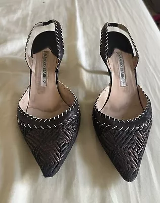 MANOLO BLAHNIK Slingback Pump Heels Women's Size 38 1/2 • $45