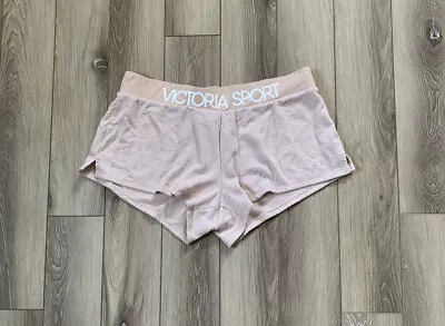 Victoria Sport Pink Band Athletic Shorts Womens Large • $9.95