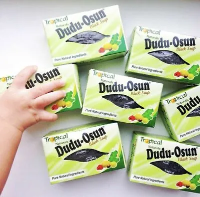 $13.25 • Buy Dudu-Osun Black Soap Tropical Naturals (3 Bars) - Pure Natural Ingredients