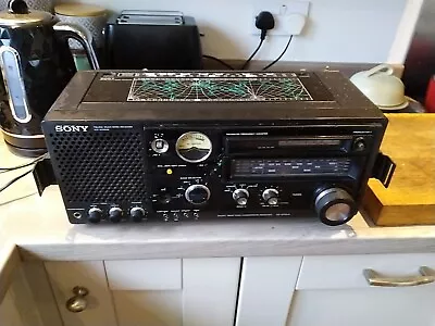 Sony ICF-6700W Multi Band Receiver Radio Working But Spares Repair  • £150