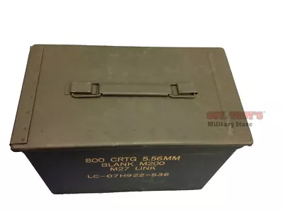 Military FAT 50 Cal PA-108 Metal Ammo Can Saw Box 5.56MM 2.23MM 7.62MM 800rds • $28.49