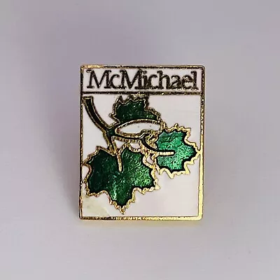 McMichael Maple Leaf Enamel Collectible Pin - Lapel Hat - This Is A Cool Pin! • $14.95