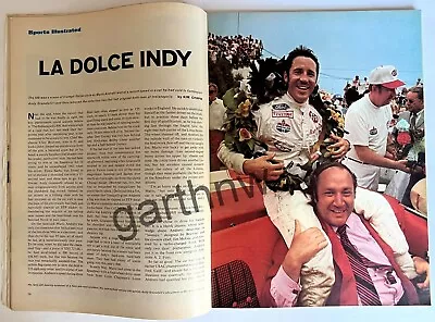 Mario Andretti 1969 Indianapolis 500 Victory Pictorial Andy Granatelli Indy • $23