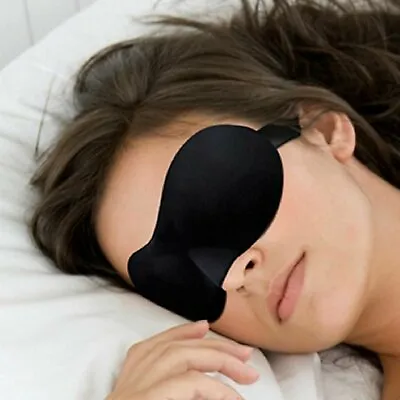 $3.95 • Buy 3D Soft Padded Travel Shade Cover Rest Relax Sleeping Blindfold Eye Mask