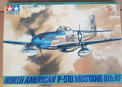 Pre Owned Tamiya 1:48th Scale P-51D Mustang Model Kit. Lot MS 112 • £7.50