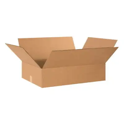 24 X 18 X 6  Flat Corrugated Boxes ECT-32 Brown Shipping/Moving Boxes 20 Boxes • $69.26