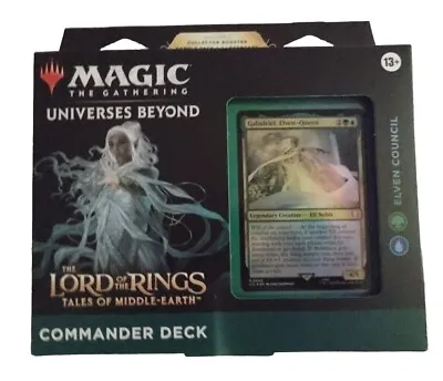 MTG Lord Of The Rings Tales Of Middle Earth Commander Deck Elven Council SEALED • $48.48
